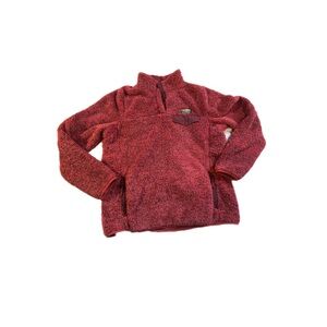 L.L. Bean women’s 1/4 zip/snap high pile fleece pullover